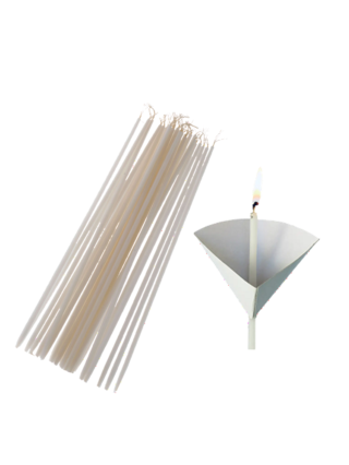 Oferta 300 velitas y 300 tulipas de cartón