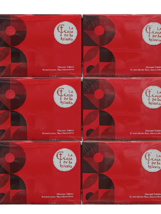 Oferta 6 cajas de carbón 100 pastillas 4cm Ø encendido rápido.