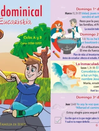 Oferta 60uds. Agenda dominical de la Eucaristía. Ciclos A y B. Curso 2026-2027