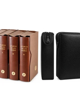 Oferta Liturgia de las Horas completa mas Funda con cremallera.